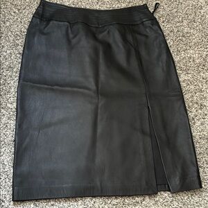 Apostrophe Black Pencil Skirt